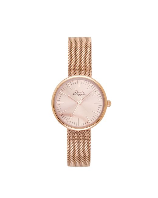 Bermuda Watch Company White Venus Interchangeable Rose Gold/lilac Leather