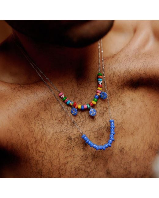 Pinnole Blue All Necklace