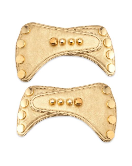Nique Forde Metallic Butterscotch Sandal Straps