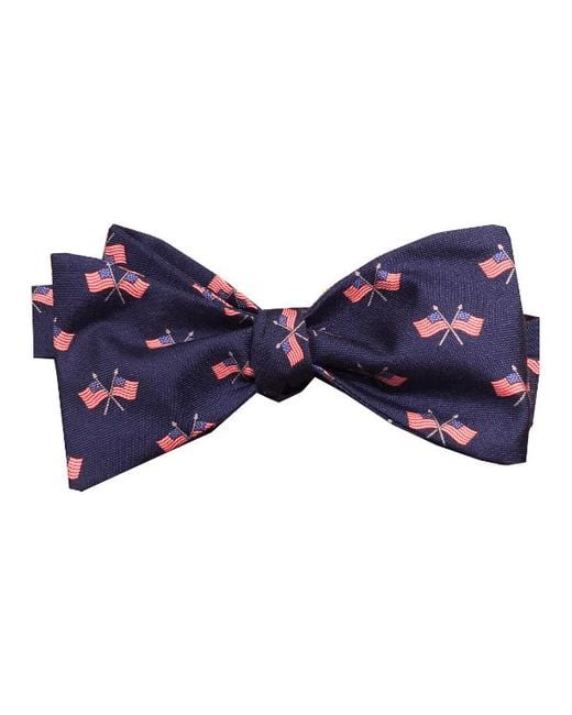 Lazyjack Press Blue Doodle Dandy Bow Tie for men
