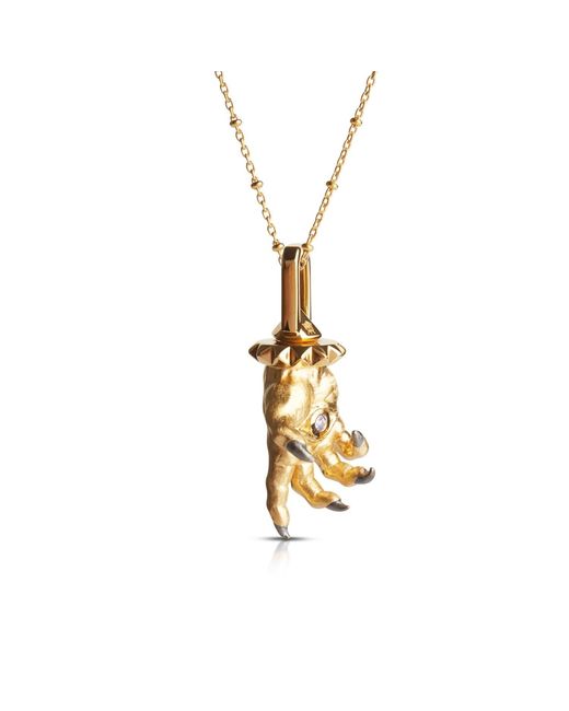 Kasun Metallic Hand Of The Protector Pendant