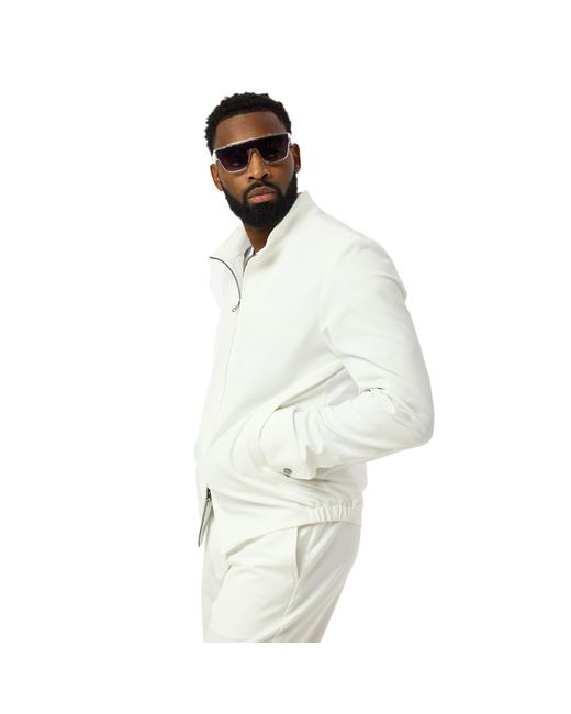 DAVID WEJ White Ashford Relaxed Drawstring Short for men