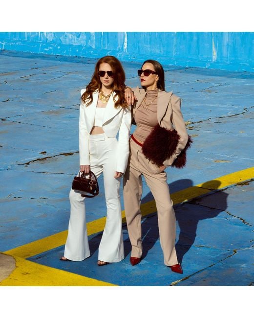 Mandragora White Vanya Ecru Trousers