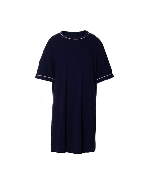 Pretty You London Blue Bamboo Classic Tee Dress