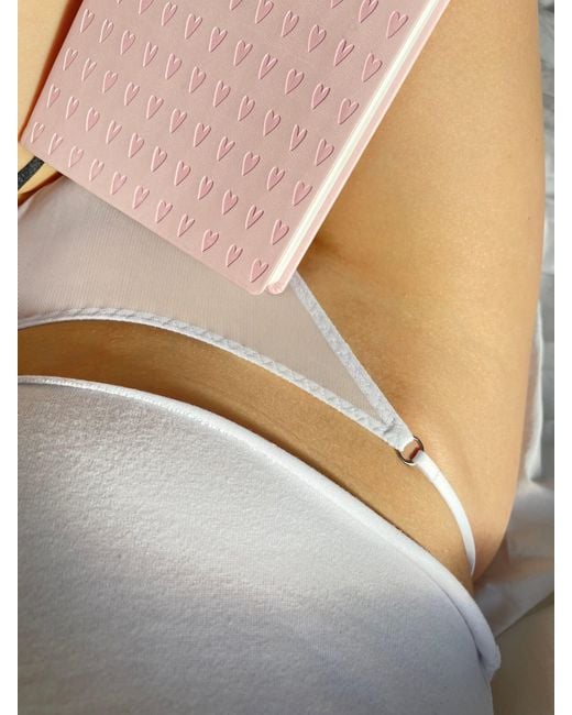 Alevy Studios White The Thong