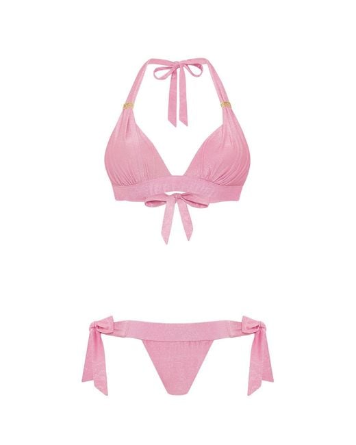 Leyla Maya Ltd Pink Annie & Natasha Bikini Set