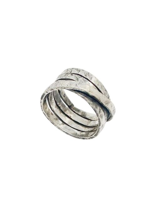 Tg-Jewellery by Tamara Gervasio Metallic Fasce Ring — Recycled Sterling