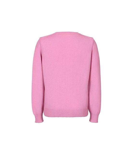 Anse Victorin Pink Olivia Cashmere Pullover