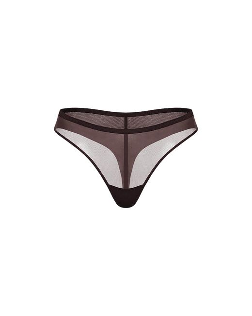 Zhilyova Brown Unnamed Gravity Thong