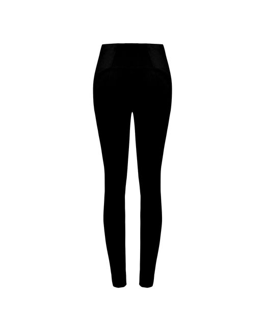 Pcfg Black Legging With Stitch Detail