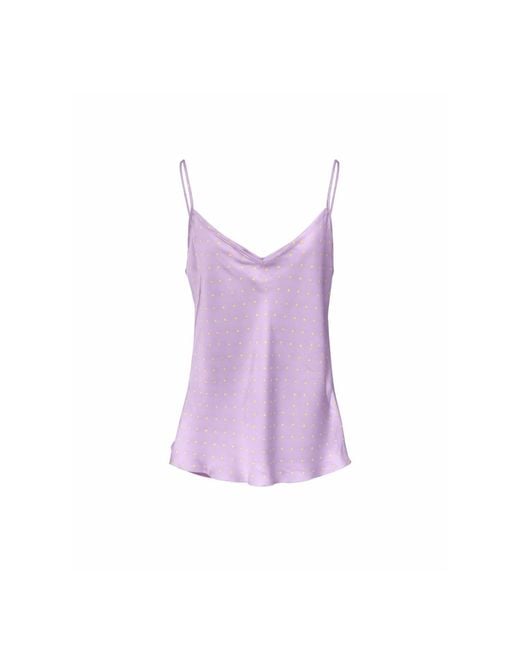 Janara Jones Purple Lilac Ivy Cami Top