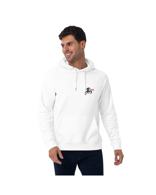 Anchor and Crew White Ten Chinese Year Of The Horse Editions Organic Cotton Hoodie