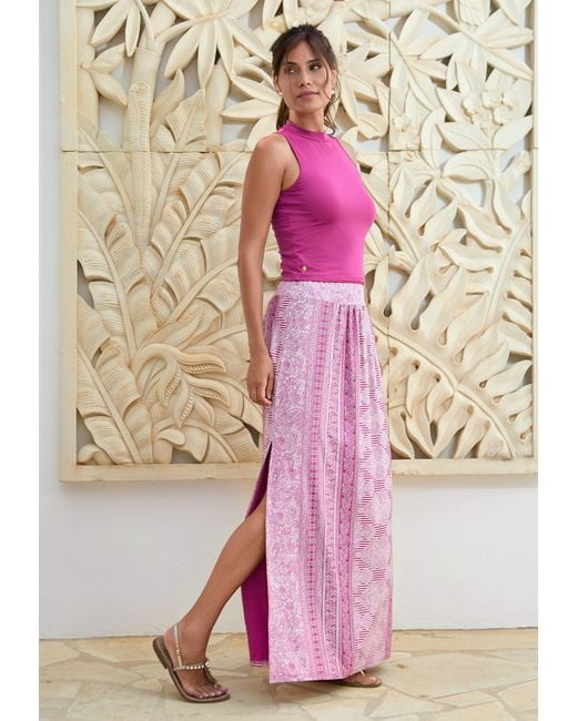 Chic by Lirette Pink Maxi Rok Guna