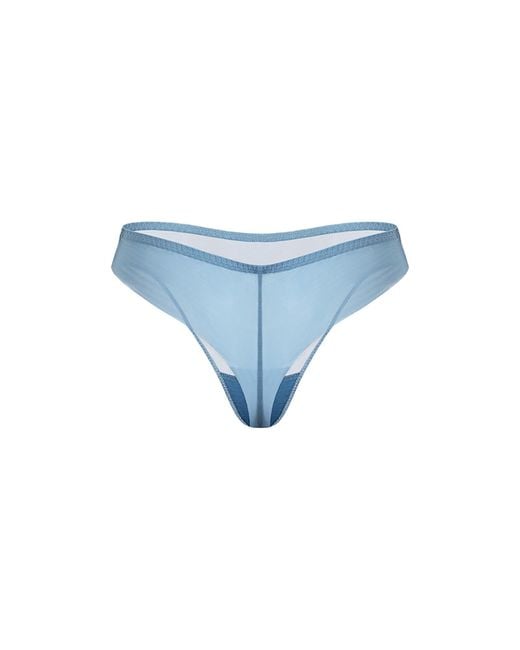Zhilyova Blue Unnamed Ash Thong