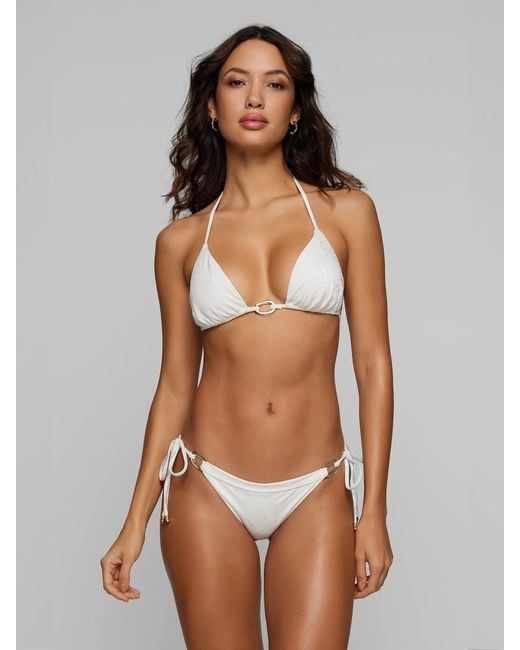 Baíah White Elba Bikini Bottom