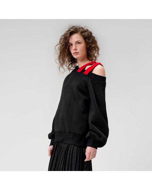 Ioana Ciolacu Black Sonia Mix Sweatshirt