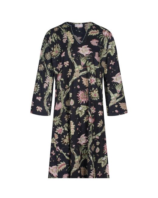 La Mandarine Black Kaftan, Juanita Long Kaftan Dress, Beach Kaftan, Luxury Beach Coverup With Pockets