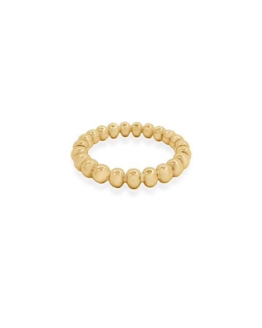 VIEA Metallic Amara Beaded Band Ring