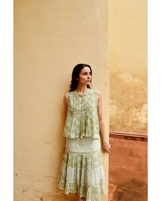 Liminal Green Lizzy Skirt