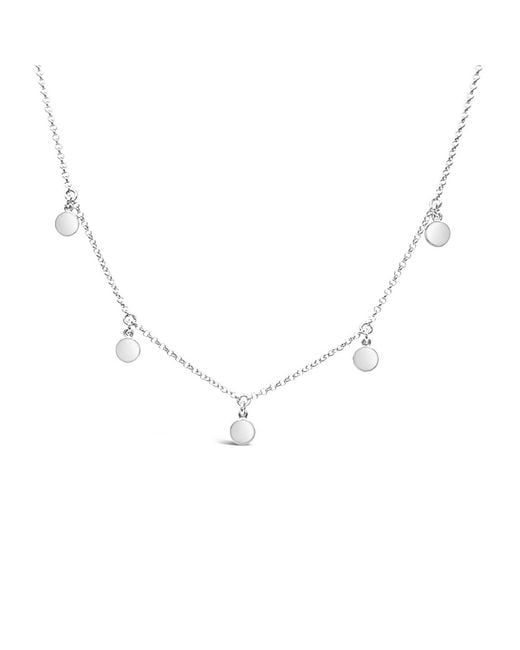 Lutiro Metallic Mini Disc Necklace