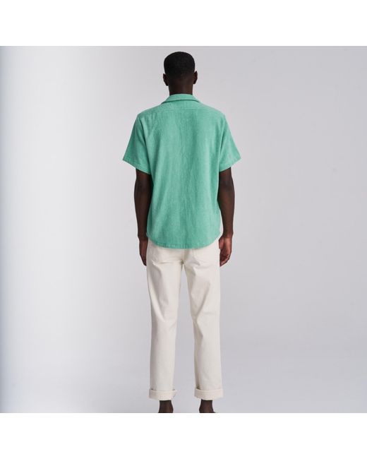 Little Mariner Green Sage Terry Shirt for men
