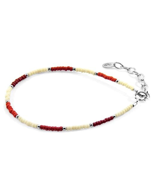 Anchor and Crew Multicolor Women's Red / Silver Red