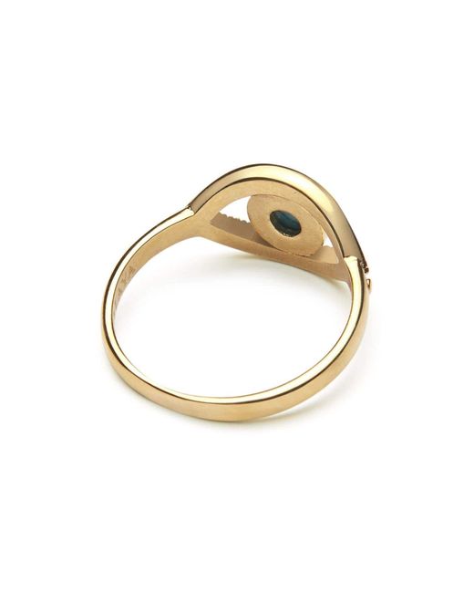 Nialaya Blue Skyfall Evil Eye Ring