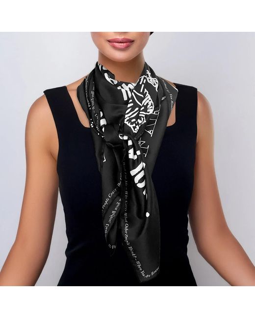 Maxjenny Black Scarf