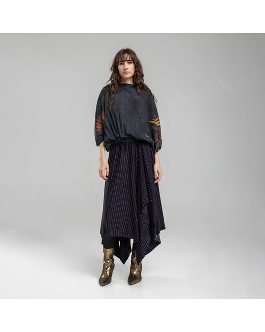 ARTISTA Black Fresh Lane Reverse Skirt