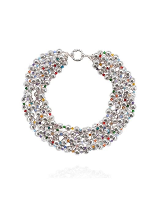 Saule Label Metallic Ilka Necklace Stack