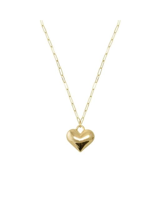 Adriana Pappas Designs Metallic Heart Padlock Necklace