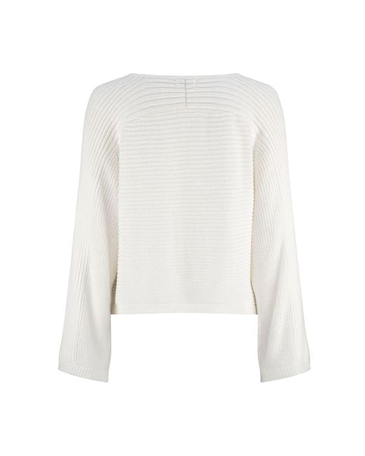 Dref White Limber Sweater