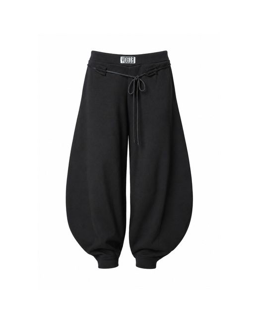 Yogi8Apparel Black Soft Rebellion Balloon Joggers