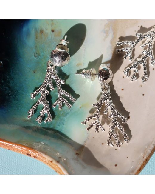 Larsuu White Reef Earrings