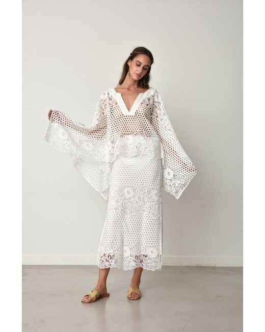 Muche Et Muchette White Banko Skirt Cover Up