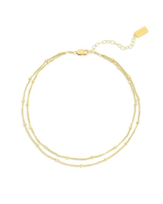 SET & STONES Metallic Palmer Anklet