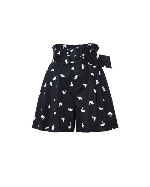 AGGI by HALEWSKI Black Brigitte Shorts