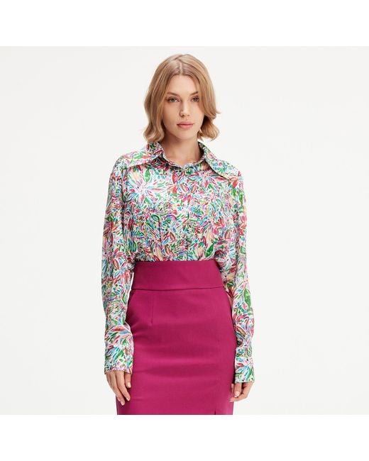 Smart and Joy Multicolor Liberty Print Blouse