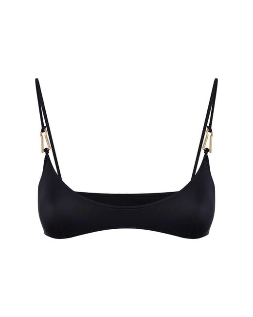 Bianca Resortwear Black Mina Bikini Top
