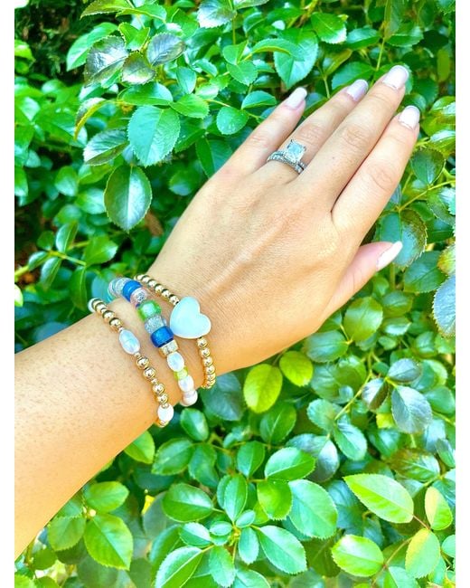 Olivia Le Metallic La Perla 14K Filled Pearl Bracelet