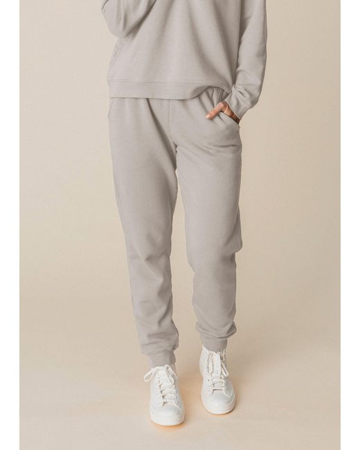 Ocio Leisurewear White Neutrals Everywhere Jogger