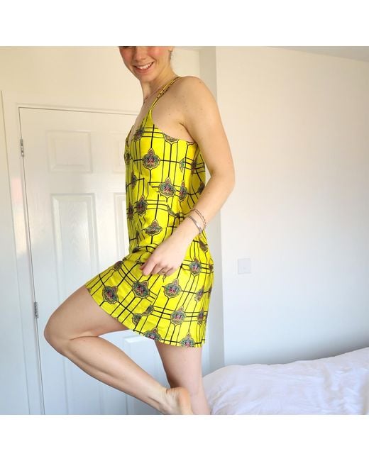 Emma Wallace Yellow Chaa Nighty