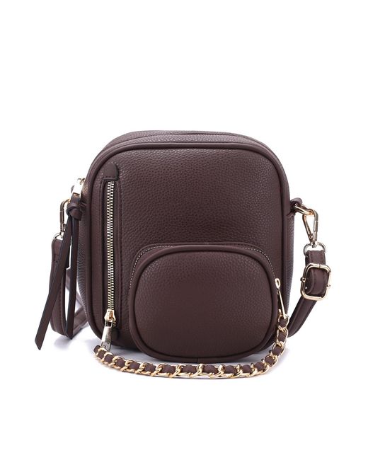 Mkf Collection - J'omor Brown Winona Crossbody Bag Handbag