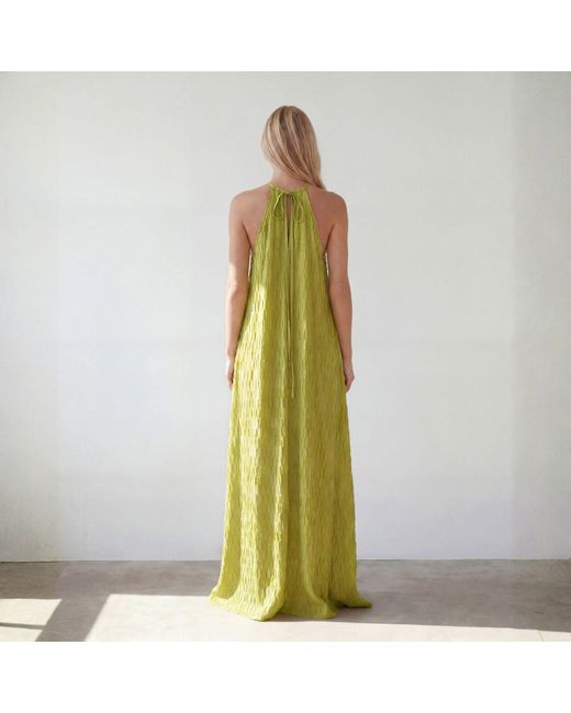 Alia Studio Green Volupté Maxi Dress