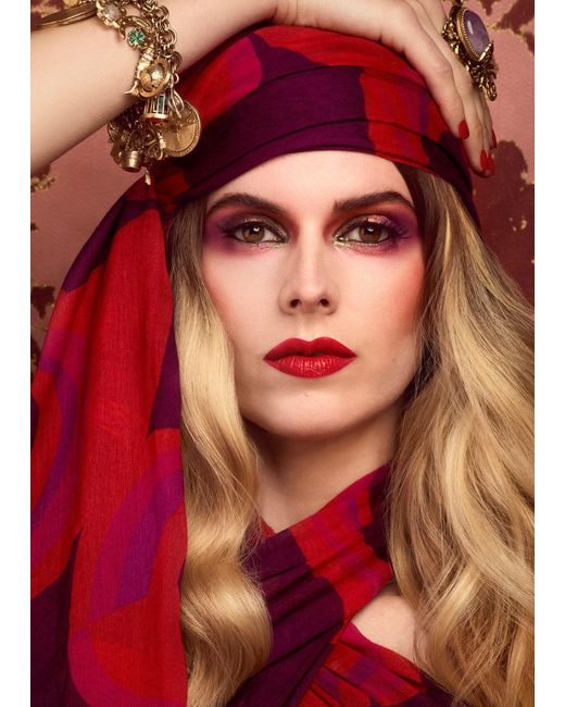 Julia Clancey Red Jcjc Claret Modal Reversible Scarf