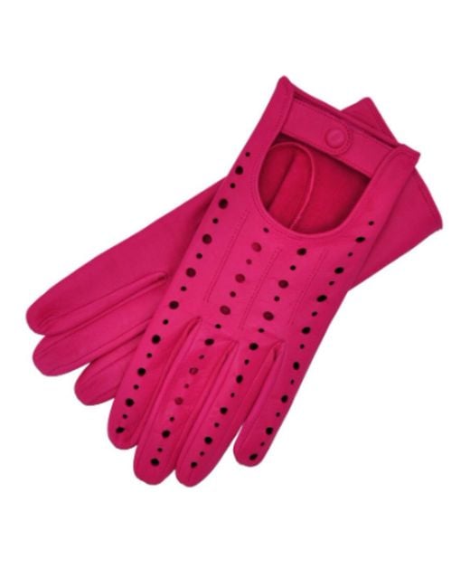 1861 Glove Manufactory Pink Rimini Driving Gloves