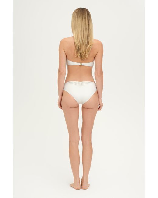 Adriana Pappas Designs White Capri Top Oatmilk