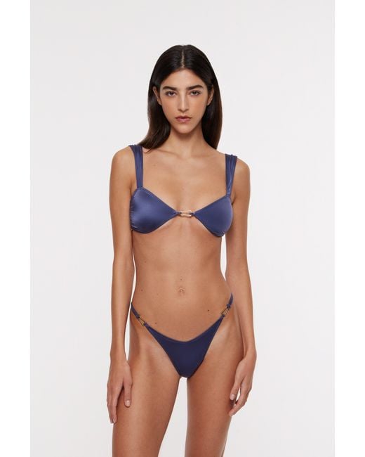 Bianca Resortwear Blue Lola Bikini Top