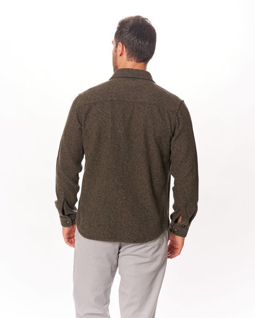 Vustra Gray Shadow Shacket for men