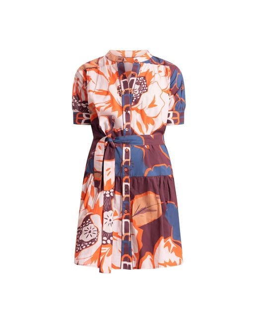 Bindu Orange Delfina Dress